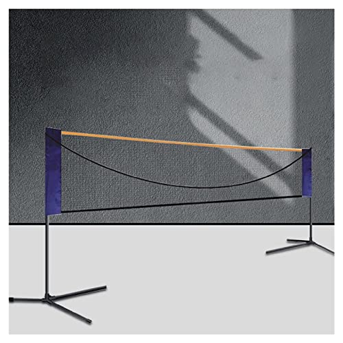 Tragbares Badmintonnetz mit Tragetasche, zusammenklappbares Volleyball-, Tennis- und Badmintonnetz – einfach aufzustellen (beide höhenverstellbar) für Außen-/Innenplätze, Hinterhöfe, Keine Werkzeuge von YXJPP