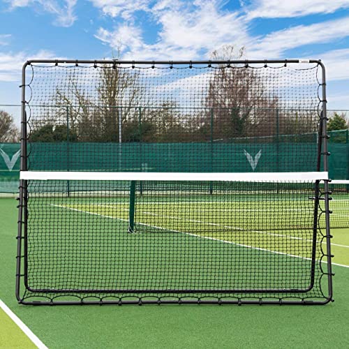 Tragbares Tennis-Trainingsnetz mit Tragetasche, freistehender Tennis-Rebounder, leicht zu montieren, Tennis-Trainings-Rebounder, für Volleyball, Tennisübungen (Größe: 2,7 x 2,1 m) von YXJPP