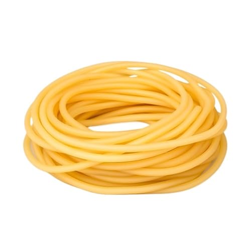 Naturlatexschlauch 2 3 4 5 6 7 9 12 14 17 mm Innendurchmesser, hochelastische Latex-Gummischläuche 1/3/5 m, elastisches Schlauchband for Gurt(1METERX4MMX6MM) von YXYFA