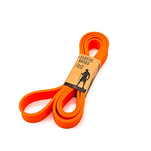 YY Vertical Elastic Bands Orange 35 kg – Gummibänder für Muskelaufbau und Muskelaufbau von YY Vertical