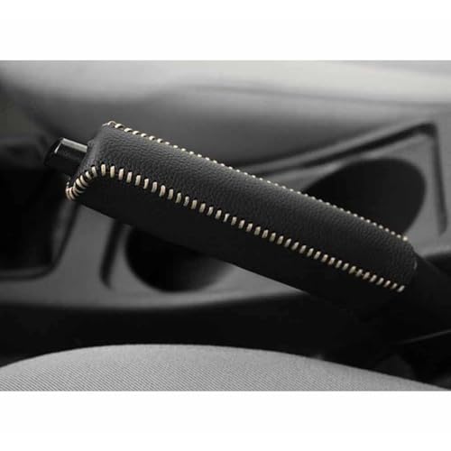 Auto Handbremse Abdeckung, für Audi Q5 2012-2013 Handbremsenabdeckung Aus Leder Rutschfeste Handbremsschutz Knopf Schutz-Dekorationsabdeckung,B von YYBCDSA