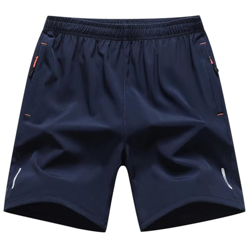 YYNLIN Shorts Herren Sommersportshorts Männer Komfortable Elastische Kleidung Männlich Atmungsaktiv-blau-3xl Für 180 cm 80 Kg von YYNLIN