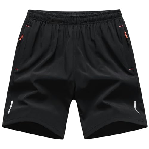 YYNLIN Shorts Herren Sommersportshorts Männer Komfortable Elastische Kleidung Männlich Atmungsaktiv-schwarz-4xl Für 180 cm 90 Kg von YYNLIN