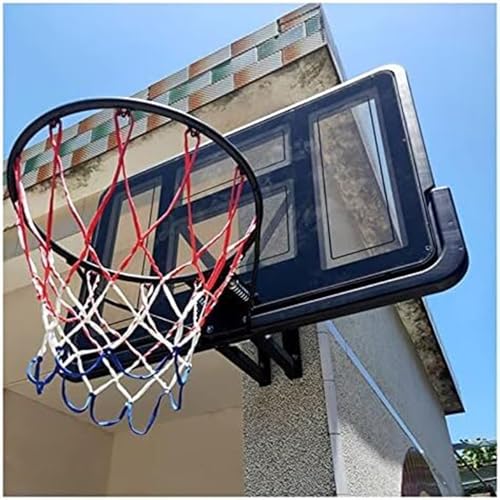 An der Wand montierter Basketballkorb, tragbares Rückbrett für den Heim-Fitnessstudio-Spielplatz, Geschenk für Jungen-Basketballspielzeug, 110 x 75 cm von YYNLJY