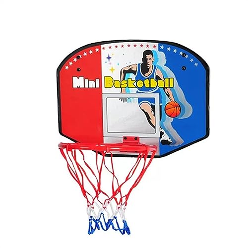 Basketballnetz Hängender Basketballrahmen, Faltbarer Cartoon-Basketballkorb für den Innenbereich, hängendes Basketballregal Basketballzubehör von YYNLJY