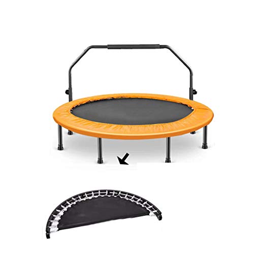 Übungstrampolin Mini-Klapptrampolin, Fitness-Trampolin mit verstellbarem Handlauf, Übungs-Rebounder für Kinder Erwachsene Indoor/Garten-Workout-Fitness-Trampolin (Style3) von YYOOYYZ