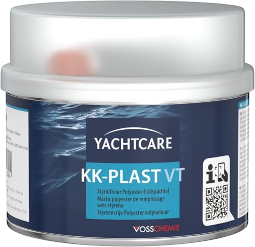 Yachtcare 2k Füllspachtel 1kg - Spachtelmasse für Boot, KFZ, Auto & DIY von Yachtcare