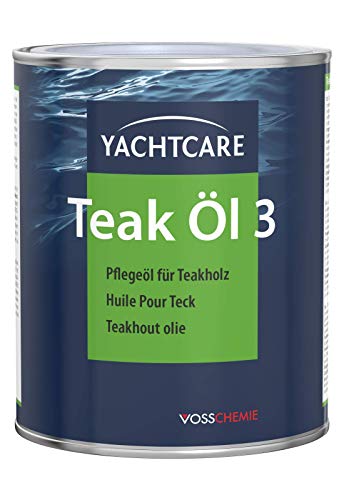 Yachtcare Teak Öl 1L - Hochwertiges Holzöl mit UV-Schutz von Yachtcare
