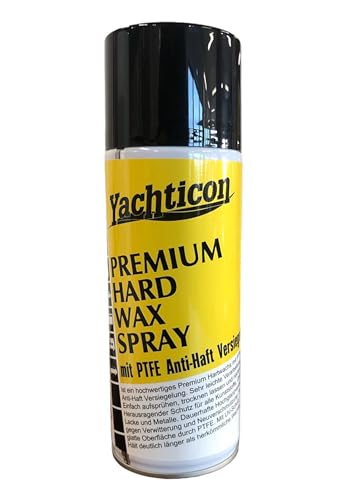 YACHTICON Premium Hard Wax mit PTFE-Antihaft Versiegelung, Volumen:400 ml(Spray Dose) von YACHTICON