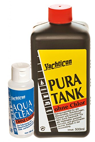 YACHTICON Pura Tank 500ml & Aqua Clean AC 1000 ohne Chlor 100ml von YACHTICON