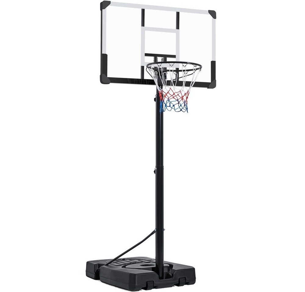 Yaheetech Basketballständer, 228–303 cm Höhenverstellbarer Basketballkorb von Yaheetech