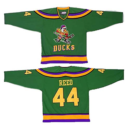 Yajun Fulton Reed #44 Mighty Ducks Film Eishockey Trikots Jersey NHL Herren Sweatshirts Atmungsaktiv T-Shirt Bekleidung,3XL von Yajun
