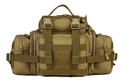 Yakmoo Große Hüfttasche Taktischer Militärstil Bauchtasche wasserdichte Molle System Gürteltasche für Outdoors von Yakmoo