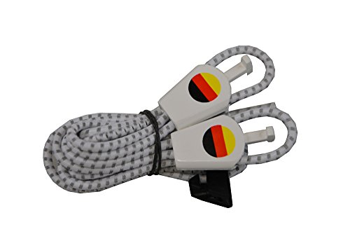 Yankz Schnürsystem runde elastische Schnürsenkel, W/S Reflektierend Deutschland Fahne, One Size, Y40-20 von Yankz Schnürsystem