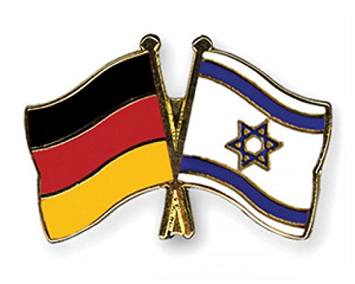 Yantec Pins 5er Pack Deutschland - Israel Freundschaftspin Flagge von Yantec Pins