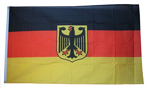 Yantec Flaggen 2er Pack Deutschland mit Adler Fahne 90 * 150 cm von Yantec Flaggen