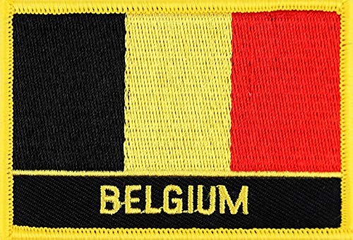 Belgien Yantec Flaggenpatch mit Ländername von Yantec Patch