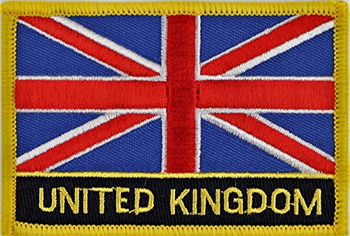 Großbritannien Yantec Flaggenpatch mit Ländername von Yantec Patch