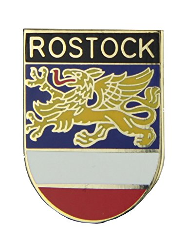 Rostock Wappenpin 20mm Pin Anstecknadel von Yantec von Yantec Pins