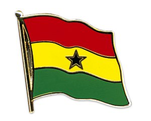 Yantec Flaggenpin Ghana Pin Flagge von Yantec Pins