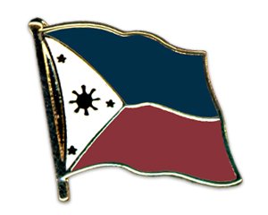 Yantec Flaggenpin Philippinen Pin Flagge von Yantec Pins