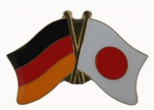 Yantec Freundschaftspin Deutschland-Japan Pin Flagge von Yantec Pins