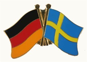 Yantec Freundschaftspin Deutschland-Schweden Pin Flagge von Yantec Pins