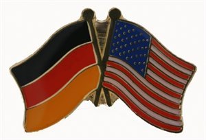 Yantec Freundschaftspin Deutschland-USA Pin Flagge von Yantec Pins
