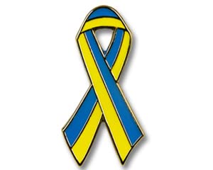Yantec Pins Ukraine Schleife Ribbon Pin Flaggenpin Flagge von Yantec Pins