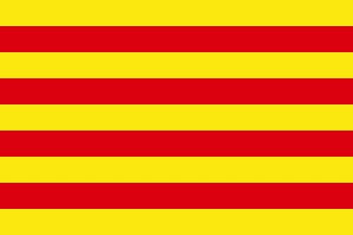 Katalonien Flagge Fahne 90 * 150 cm von Yantec