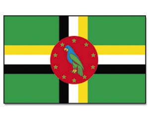 Outdoor - Hissflagge Dominika 90 * 150 cm Flagge von Yantec