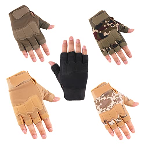 Yardenfun 1 Paar Handschuhe Für Herren Fahrradhandschuhe rutschfeste Handschuhe Sporthandschuhe Halbfingerhandschuhe von Yardenfun