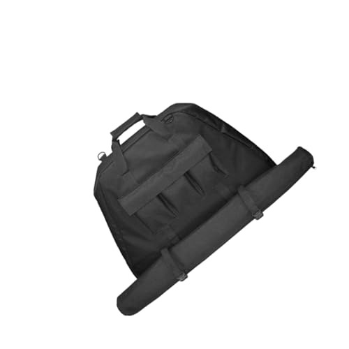 Yardenfun Multifunktionale Compound Bow Tasche aus Robustem Canvas mit Verstellbarem Schultergurt und Externem Pfeilfach für Outdoor Bogenschießen Jagd und Pfeilaufbewahrung Schwarz von Yardenfun