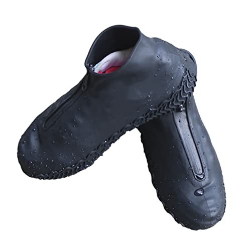 Yardwe 1 Paar Outdoor Zubehör Regenstiefel Schuhe Schutzhülle wasserdichte Abdeckung rutschfeste Schuhe Silikon Schuhabdeckung von Yardwe