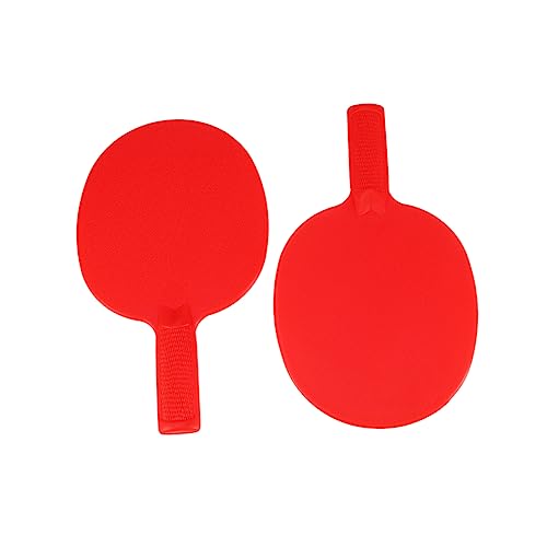 Yardwe 1 Paar Tischtennisschläger Pong-Paddel Roller für Tricks Fuchs-Zimmerdekoration Leichter Schläger tischtenniskellen Tisch Tennis schleger Educated spielwaren Toy druckbar Kind rot von Yardwe