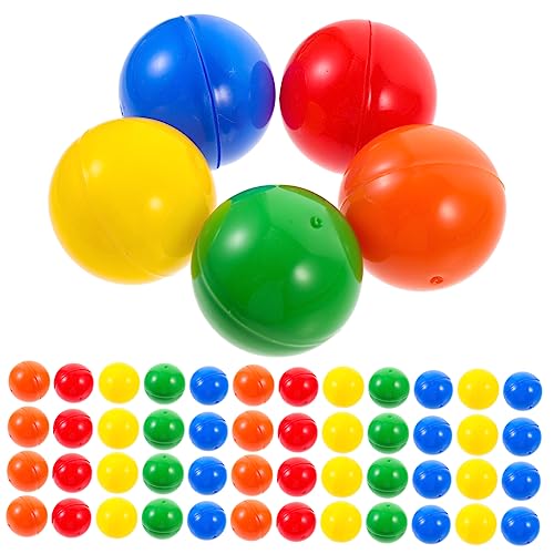 Yardwe 100St Lotteriekugeln tischtennisbälle tischtennisplatten farbige Leere Bälle Bierspielbälle für Spielzeug Hochzeitsdekoration Pong-Bälle Füllung schmücken Zahlenball Spielball Kind von Yardwe