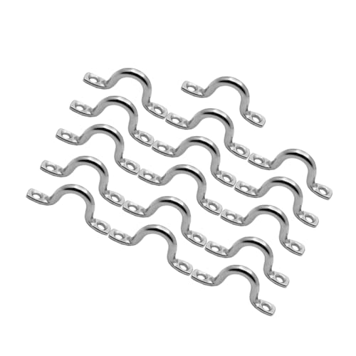 Yardwe 16 Stück Teiliges U Förmiger Sattelgriff Verschleißfest Ergonomisch für Yachten und Segelboote Stabile und Sicherer Halt bei Rauer See von Yardwe