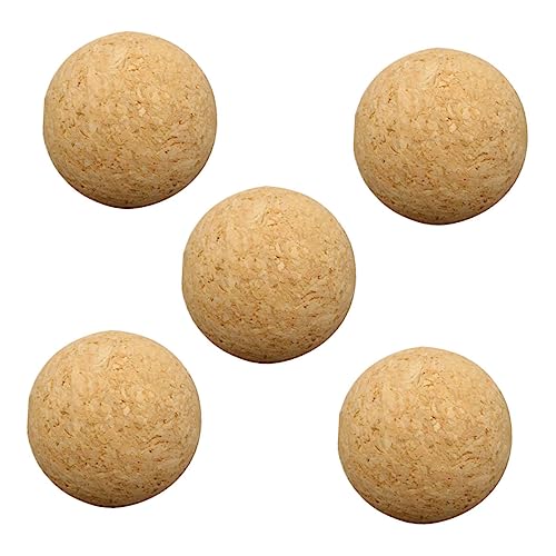 Yardwe 5st Tischfußball Mini Kork Bälle Fußball Aus Kork Korkkugel Korken Für Weinflaschen Kickerzubehör Weinstopfen Aus Holz Fußball Für Ersatz Kind Massage Lieferungen von Yardwe