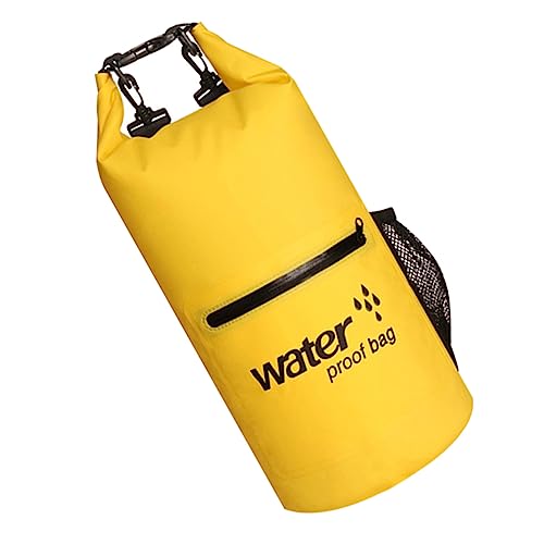 Yardwe Faltbare Aufbewahrungstasche Netzgewebe PVC Ankerboje 10 L Wasser Schwimmtasche PVC Schwimmboje Multifunktionale wasserdichte Tasche Aufblasbare Tasche Für Rafting von Yardwe