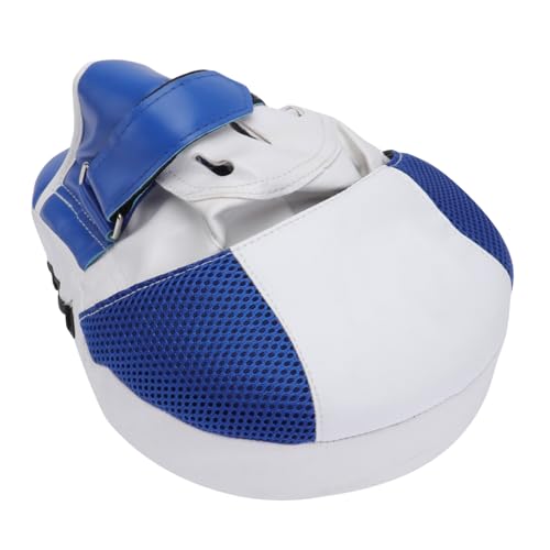 Yardwe Gebogene Boxhandschuhe Schlagpolster PU Langlebige Kampfsport Pratzen mit Handflächen und Handgelenkschutz Geeignet für Professionelles Boxtraining und Gym Nutzung Blau Yardwe Gebogene Boxhandschuhe Schlagpolster PU Langlebige Kampfsport Pratzen mit Handflächen und Handgelenkschutz Geeignet für Professionelles Boxtraining und Gym Nutzung Blau von Yardwe