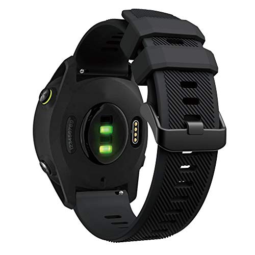 YASPARK Armband für Forerunner 745/Huawei Watch GT 2 46mm Ersatzarmband, 22mm Silikon Armband Sport Uhrenarmband für Galaxy Watch 46mm/Gear S3 Frontier/Classic/Galaxy Watch 3 45mm von YASPARK