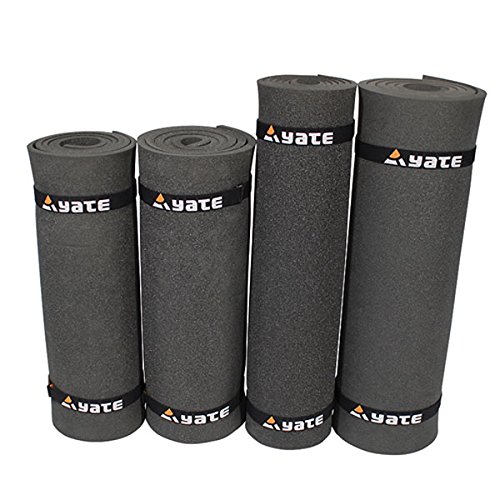 Camping- & Outdoor Isomatte Classic Wide 190x60x1cm – extrem Robuste EVA Campingmatte, Leicht, Wetterdicht, Perfekt für Trekking & Bergtouren – Mit Gummibändern von Yate