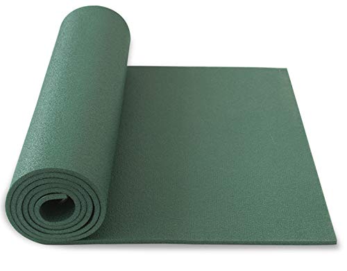 Schaumstoff Campingmatte Gymnastikmatte Aerobic Yoga Matte 180 x 50 x 0,8 210g (dunkelgrün) von Yate