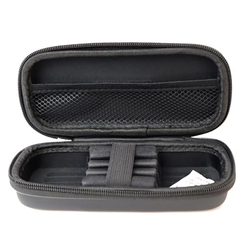 Yawdil Dart Case Slim EVA Shell for Steel and Soft Tip Dart Carrying Case for Dart Tips, Shafts, Flights and More Dart Accessories, Schwarz von Yawdil