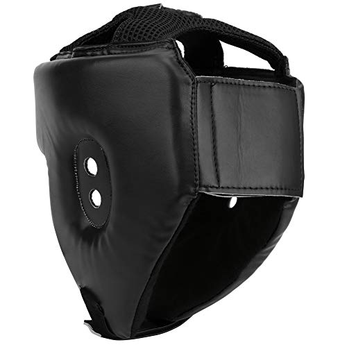 Boxhelm, Kopfschutz aus PU-Leder für das Training (S) von Yctze