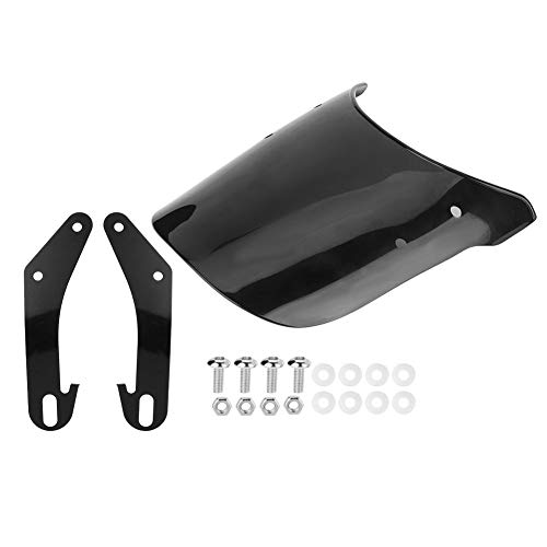 Windschild Motorrad Universal - Scheinwerfer Verkleidung Windschutzscheibe Motorrad Windschutzscheibe 11.0 * 7.4 * 2.7In Universal Motorrad Windschutzscheiben & Windabweiser von Yctze