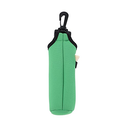 Yctze Utility Golfballtaschenhalter-Clip mit Tees, 5 Farben, Tragbares Golfzubehör für Trolley, Mini-Golfballtasche ohne Marke (Brown) von Yctze