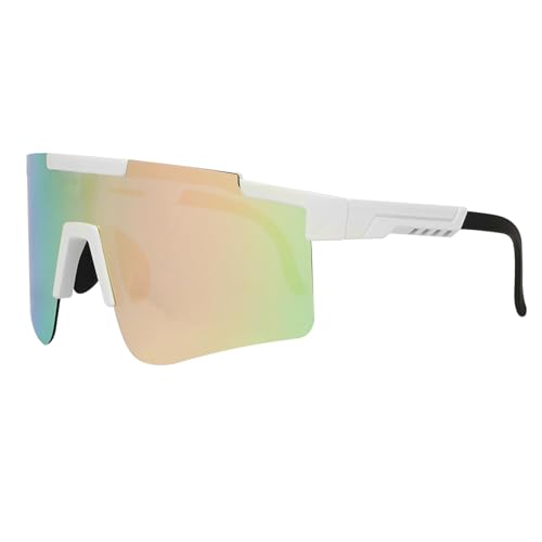 Yelid Fahrradbrille Schnelle Brille Rave Sonnenbrille Herren Damen Winddicht Uv 400 Schutzbrille Sportbrille Für Mtb Rennrad Radfahren Ski Golf Laufen Angeln von Yelid