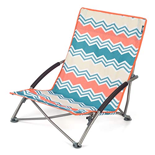 Yello OL0191 Gelber Faltbarer Strandstuhl für Picknick, Camping, mit Tragetasche, Pastellfarben von Yello
