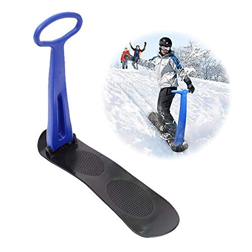 Yenisai Schneeflitzer zum Rodeln Schneescooter für Kinder, Faltbare Racing leichte Schneemobil Verwendung auf Sand und Gras Schneeschlitten, blau von Yenisai